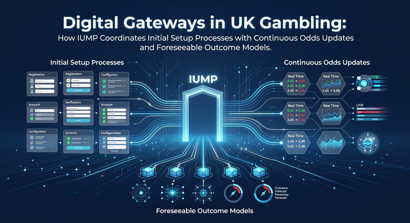 Digital interface showing IUMP registration workflow integrated with live odds dashboards in UK gambling platforms