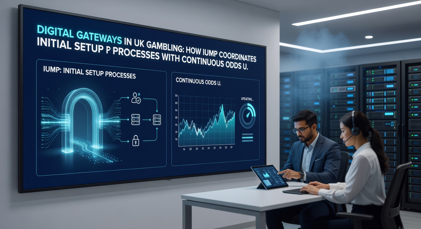 Live odds updating on a UK betting dashboard powered by IUMP with outcome projection panels visible
