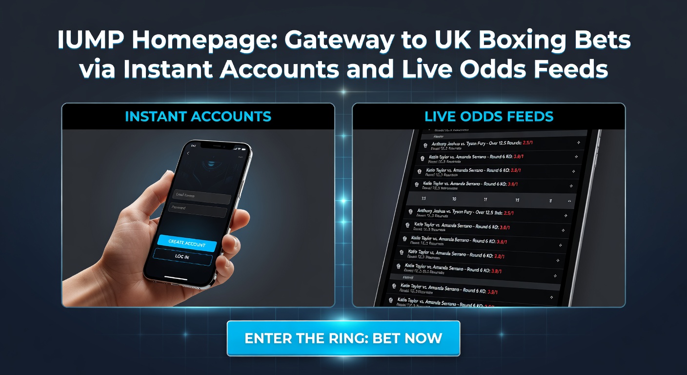 Dynamic live odds display on IUMP for a UK boxing match, showing shifting lines for over/under rounds and knockout props