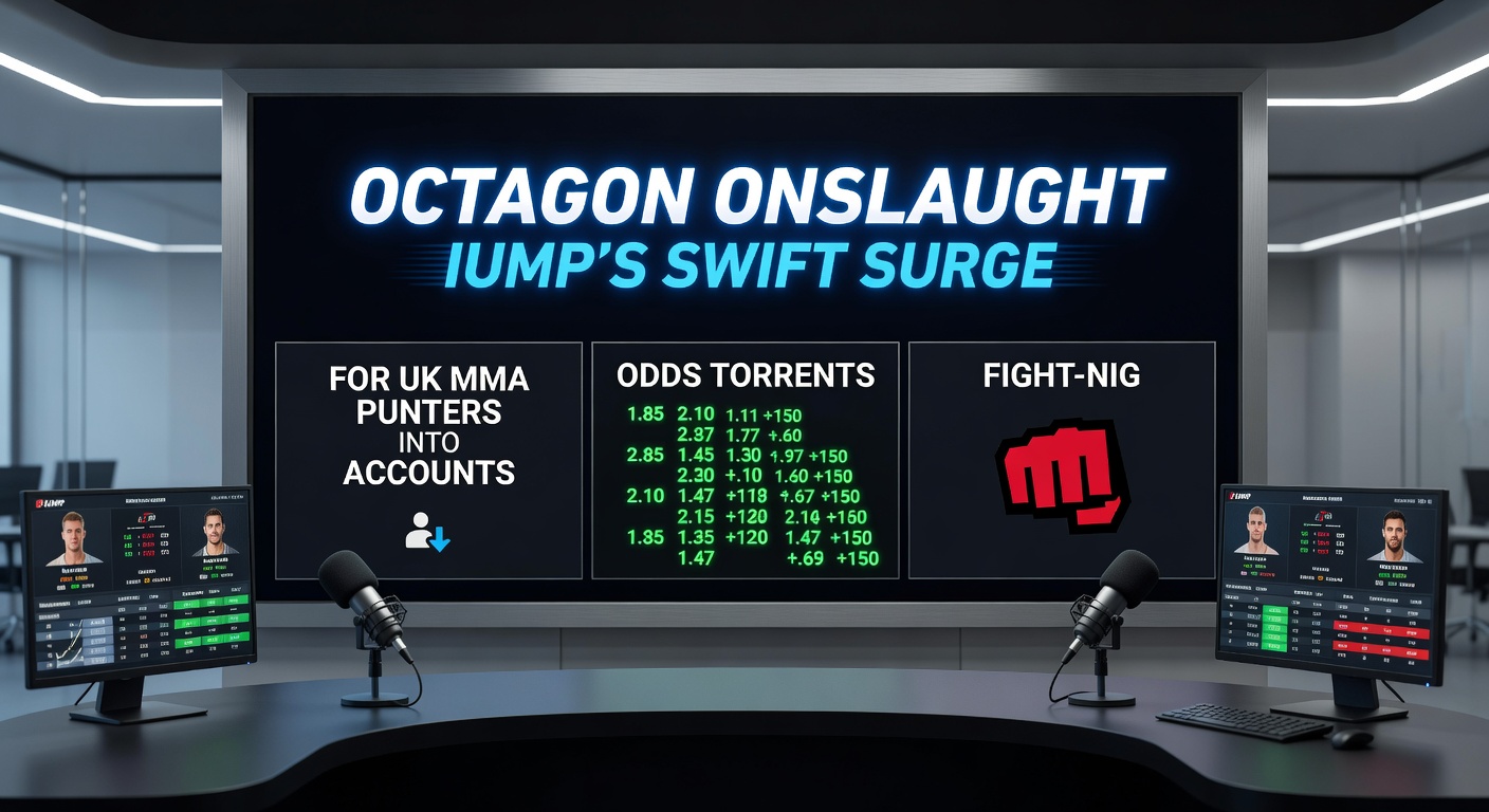 Dynamic screenshot of IUMP's interface showing live MMA odds streams and prediction overlays during a UFC event, with bet slips ready for quick placement
