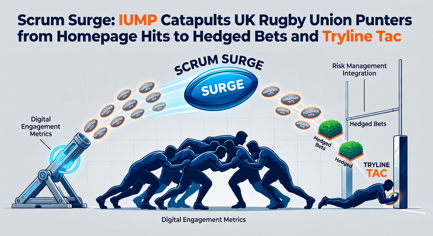 Rugby punter analyzing live odds on screen during intense match, bet slip ready for tryline action