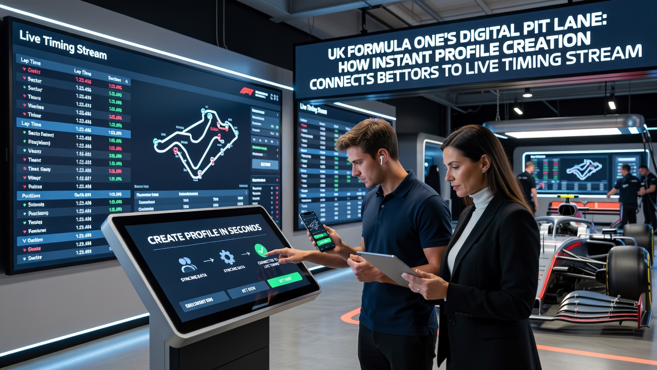 F1 championship prediction model dashboard with live timing integration for UK bettors